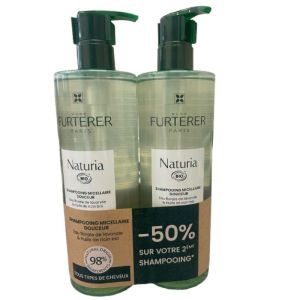 Furterer Naturia Shampoing Micellaire 2 flacons/400ml