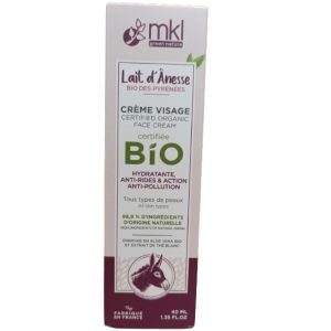 MKL Crème Visage Hydratante Lait d'Anesse Tube 40 ml