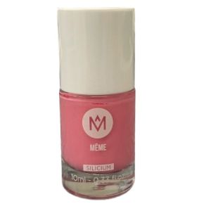 Meme Vernis Ongle Silicium 15 Rose Bonbon 10ml