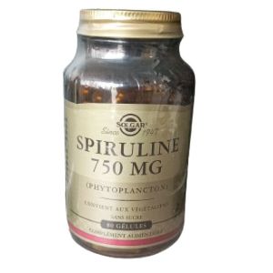 Spiruline 750 Mg Pot de 80 Gélules