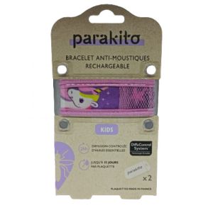 Para'kito Kids Bracelet Répulsif Moustique Licorne