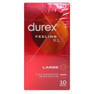 Durex Feeling Xl Préserv Lubrif B/10