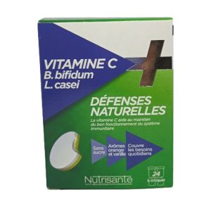 Nutrisante Vit C+probiotiques Comprimé à Croquer 2 tubes 12