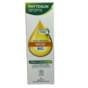 Phytosun Aroms Huile Végétale Ricin Flacon Pompe 50ml