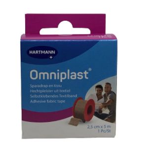 Omniplast Sparadrap Tissu 2,5cmx5m