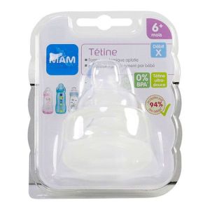 Tétine Déb X Silicone Boite de 2