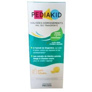 Pediakid Mal Transport Sirop Citron Flacon 125ml