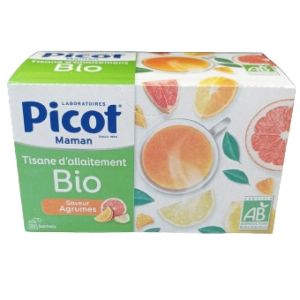 Picot Maman Tisane Allaitement Agrumes 20 sachets