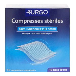 Urgo Compr St 10x10cm 50sach/2