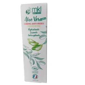 Mkl Crème Visage Bio Aloé Vera Tube 40ml