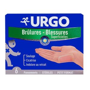 Urgo Brulures 6 pansements