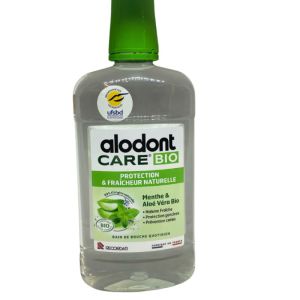 Alodont Care Menthe & Aloé Véra Bio Bain De Bouche 500 Ml