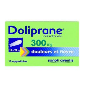 Doliprane 300mg Suppositoire boite de 10