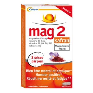 Mag 2 Safran 30 Comprimés