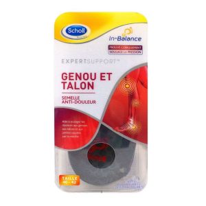 Scholl Semelle Genou&talon T2 Paire