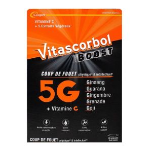 Vitascorbol Boost solution buvable 20 ampoules