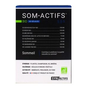 Somactifs Bio boîte de 30 gélules