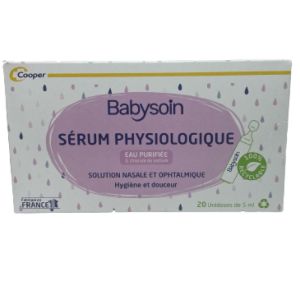 Babysoin Solution Sérum Physiologique 20 unidoses