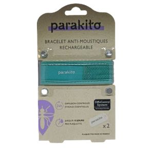 Para'kito Bracelet Répulsif Moustique Turquoise