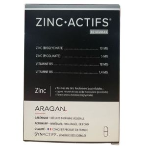 ZincActifs Boite de 60 gélules