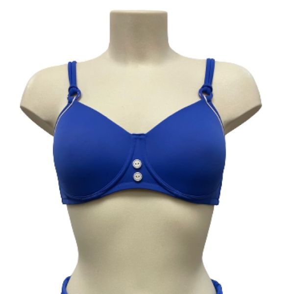 Haut de Maillot de Bain bleu T40B