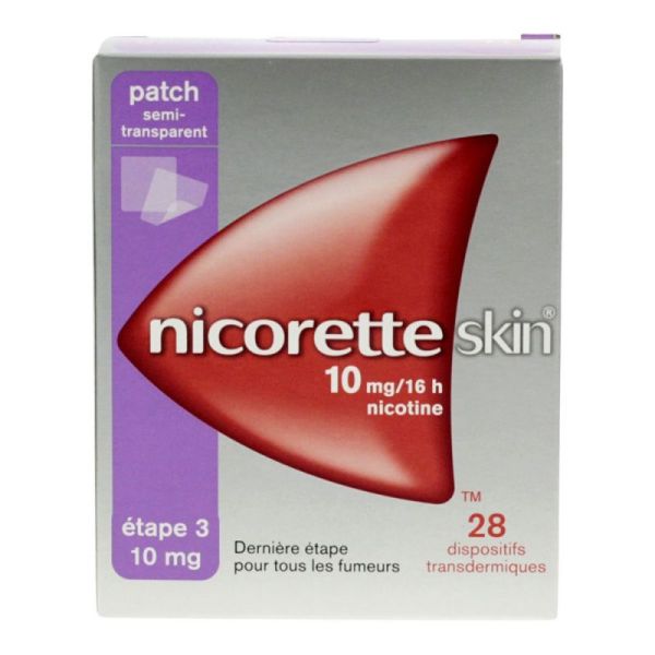 Nicoretteskin 10mg/16h 28 patchs