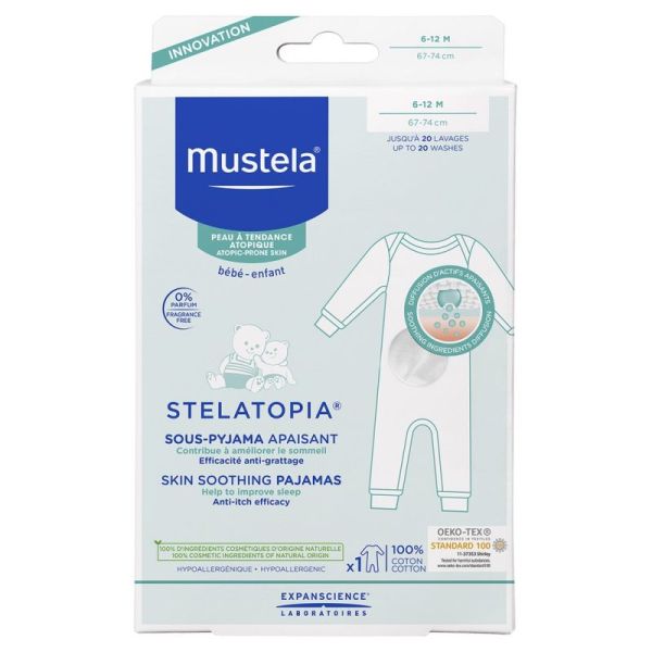 Mustela Sous-pyjama Apaisant 6-12 Mois