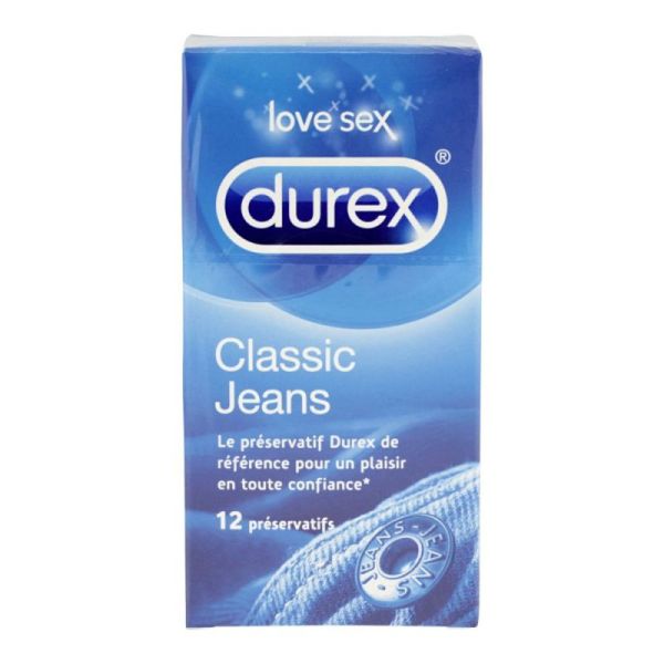 Durex Class Jeans Préservatif boite de 12