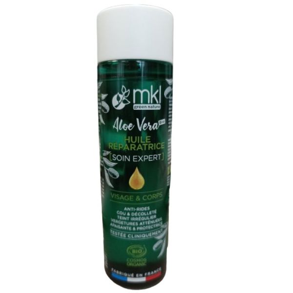 MKL Huile Réparatrice Aloe Vera Flacon 200 ml