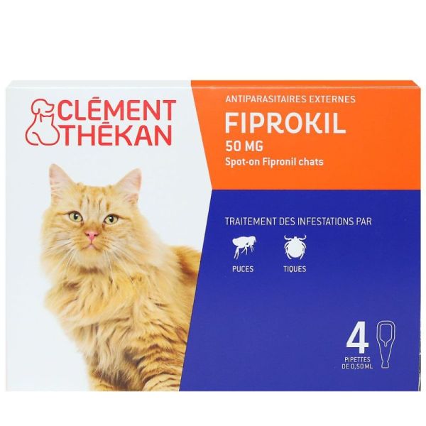 Fiprokil S A Loc Ct 4pipettes/0,5ml