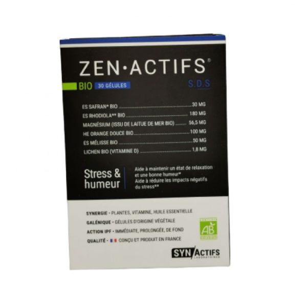 Zenactifs Bio Boite de 30 gélules