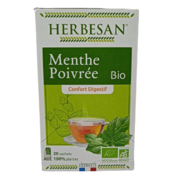 Herbesan Confort Digestif menthe Poivrée 20 sachets