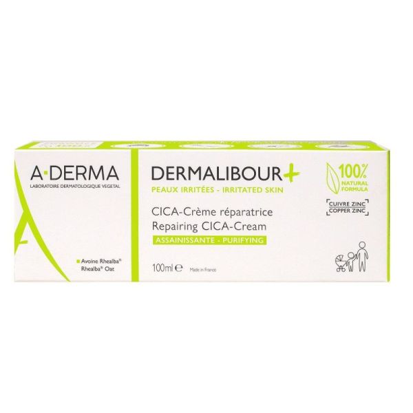 Dermalibour + Cica Aderma Crème Réparatrice Tube 50ml