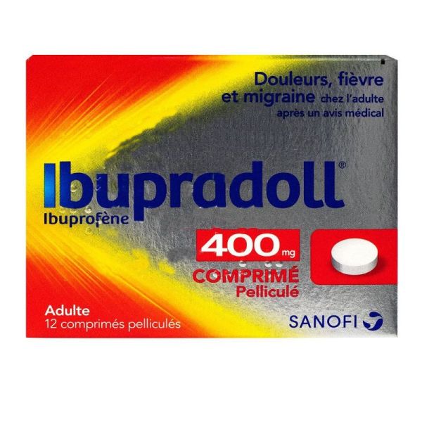 Ibupradoll 400mg 12 comprimés