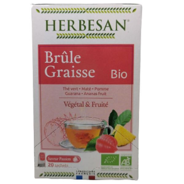 Herbesan Infusion Bio Tisane Brûle Graisses 20 sachets