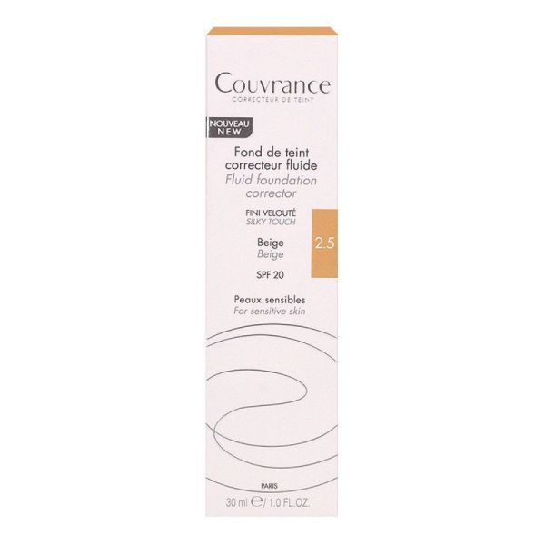 Couvrance Fond Teint Correctrice Fluide Beige 30ml