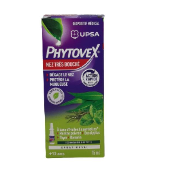 Phytovex Solution Nasale Nez Très Bouché Spray 15ml