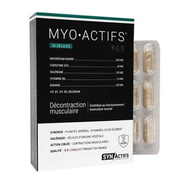 Myoactifs Gélules Boîte de 30 Gélules