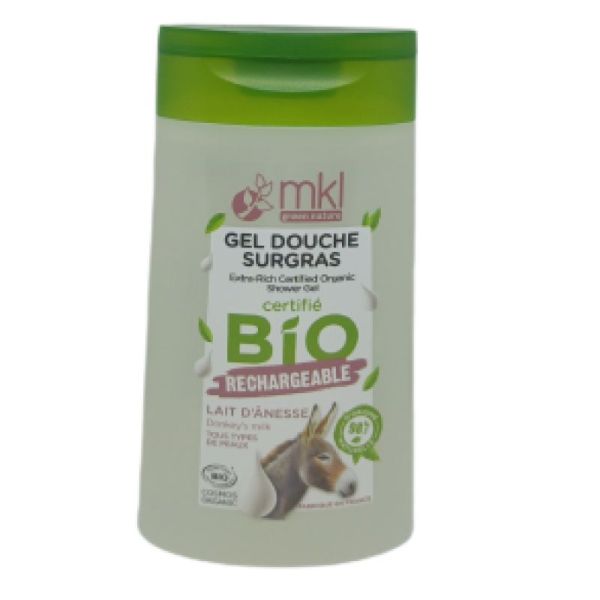 Mkl Gel Douche Bio Lait ânesse Flacon 200ml