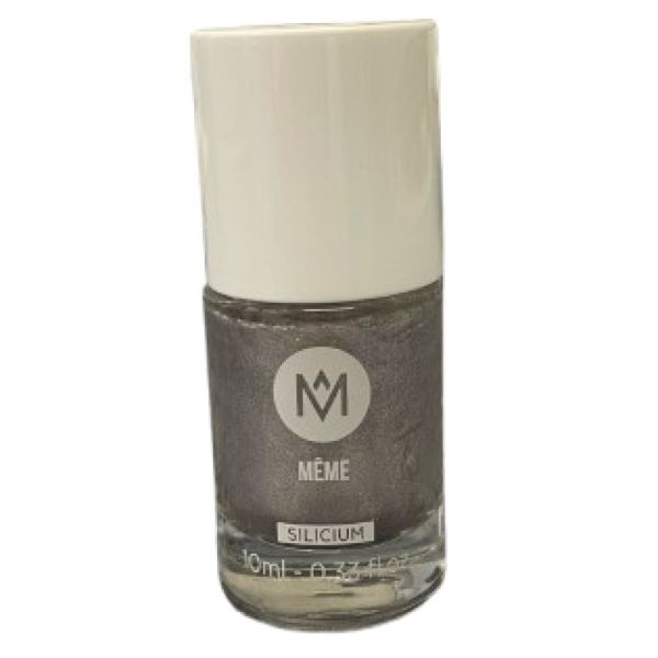 Meme Vernis Ongle Silicium Argenté /10ml