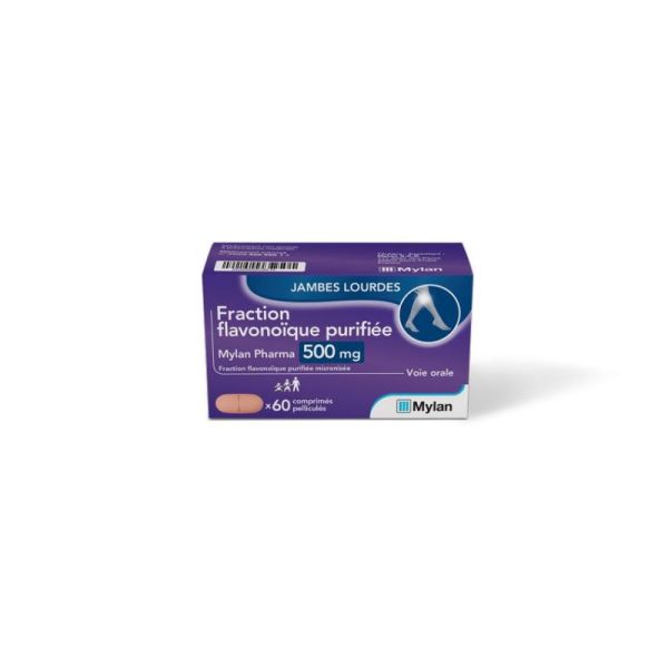 Fraction Flavonoique 500mg 60 comprimés pelliculés