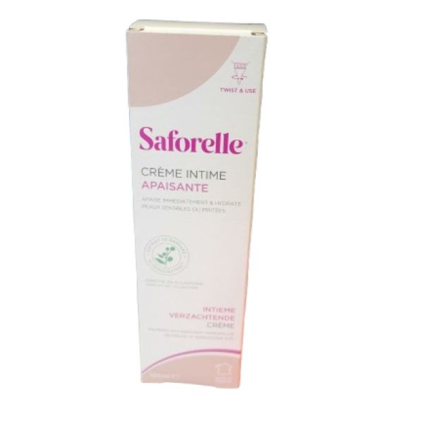 Saforelle Crème Apaisante Intime Irritation Quotidienne Tube 100ml