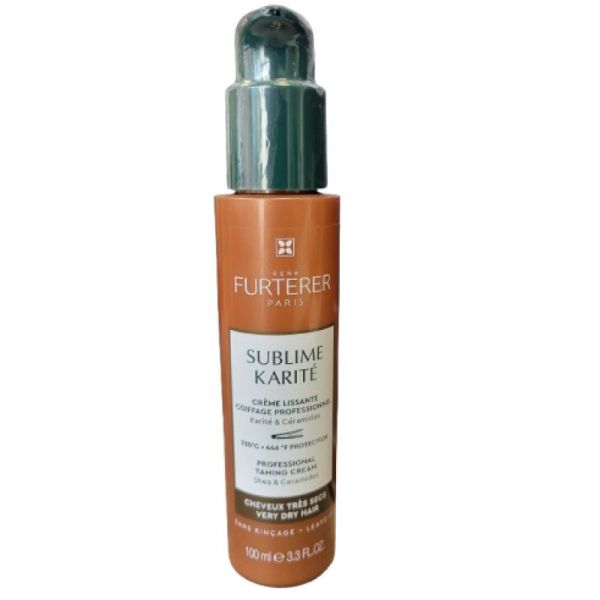 Furterer Sublime Karité Crème Lissante Cheveux Très Secs Flacon 100 ml