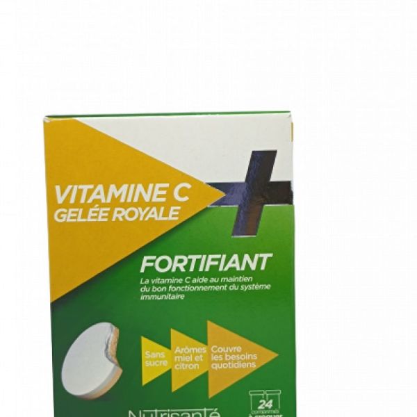 Nutrisante Vit C+ Gelée Royale Comprimé à Croquer 2 tubes de 12