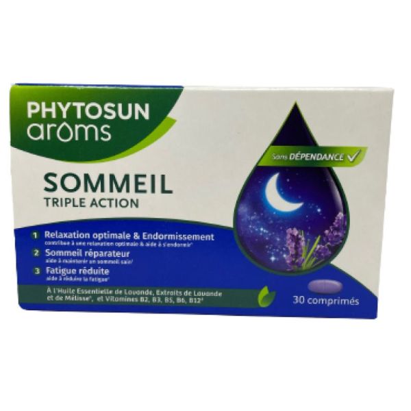 Phytosunarôms Sommeil triple Action 30 Comprimés