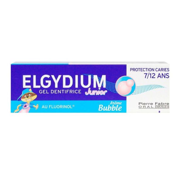 Elgydium Junior Dentif Bubble 7-12ans T/50ml