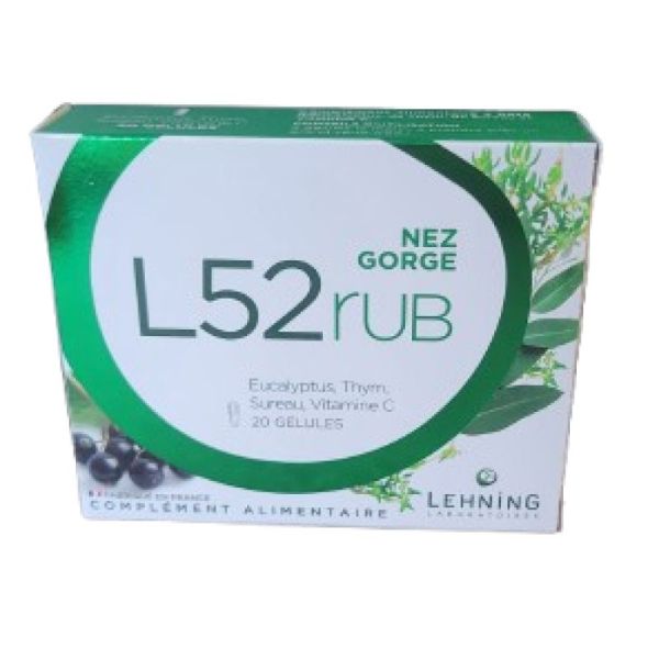 L52rub Gélules Boite de 20