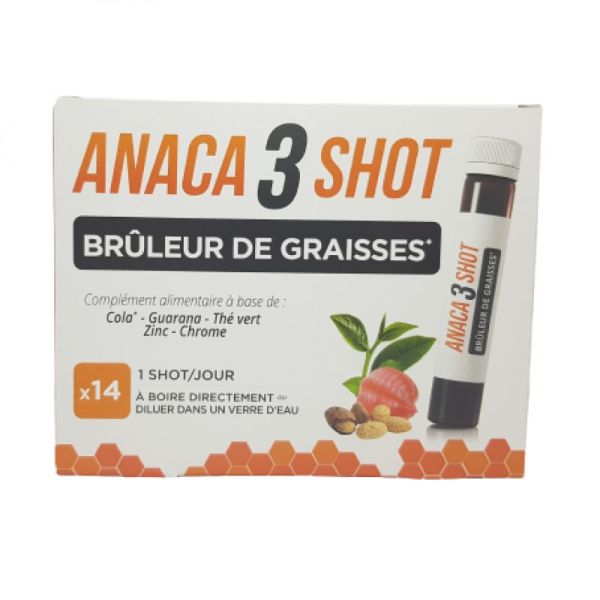 Anaca3 Shot Bruleur De Graisses Boisson 14 flacons