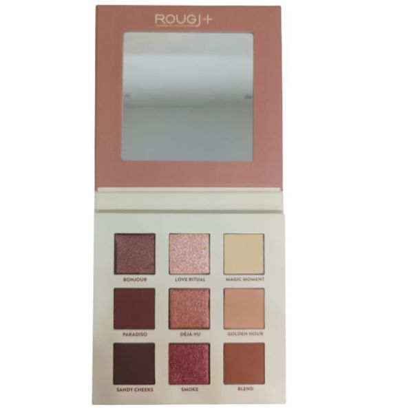 Rougj Palette Nude Fard à Paupières 9 Nuances