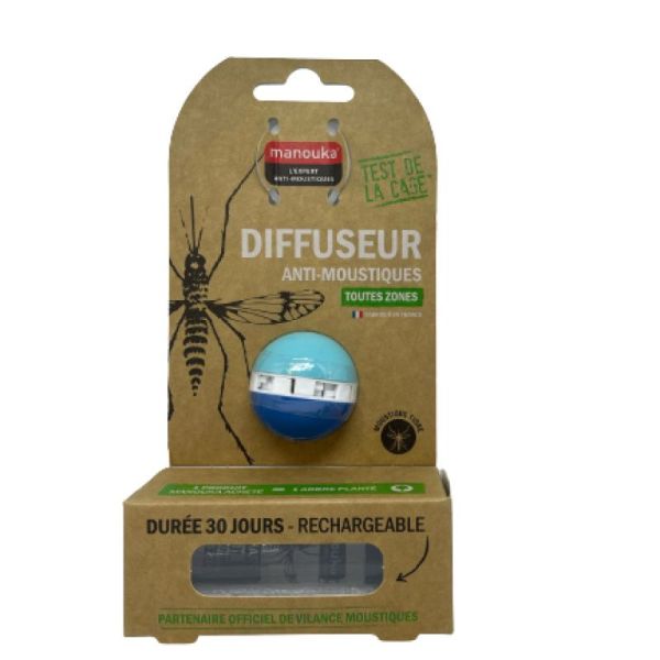 Manouka Diffuseur Boule Moustiques Bleue